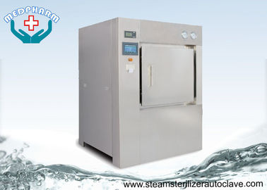 Bulk Double Door Laboratory Steam Sterilizer Autoclave 304 Stainless Steel Chamber and Jacket