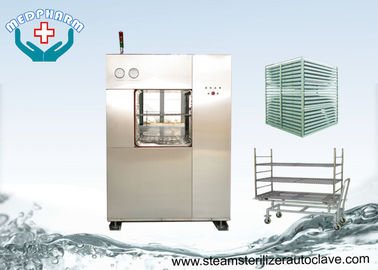 Electric Vertical Lift Double Door Autoclave With Easy Access Loading Trolleys